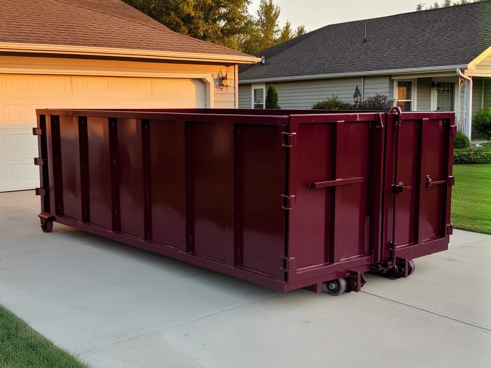 Roll-off dumpster from Cantu Dumpster Rental Industries in Woodland, CA